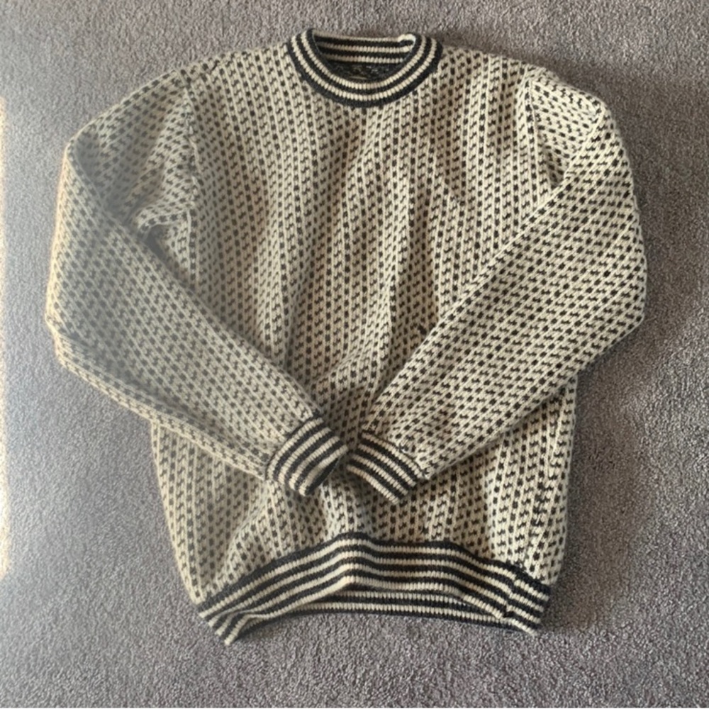 L.L. Bean Norwegian Knit Sweater - Tall Large